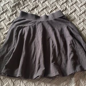 Black skater skirt